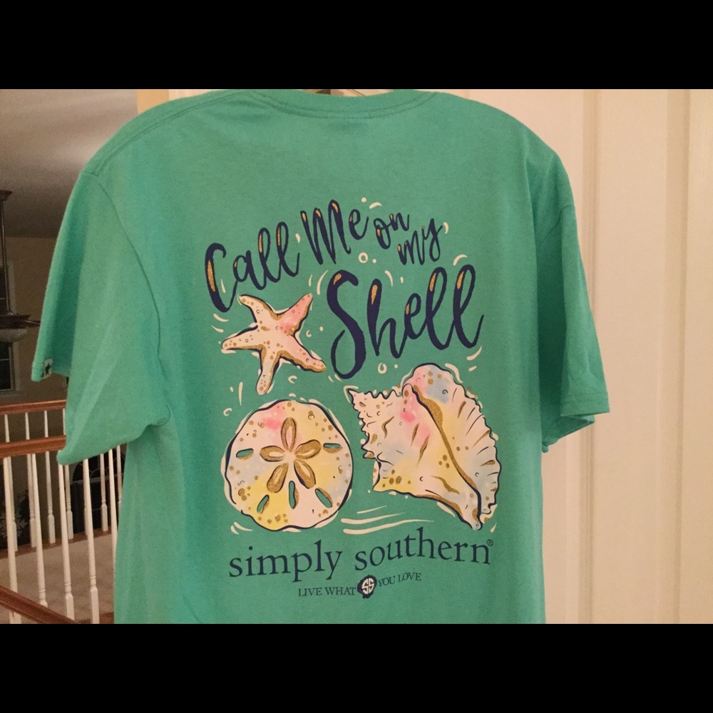 Simply Southern Teal T shirt